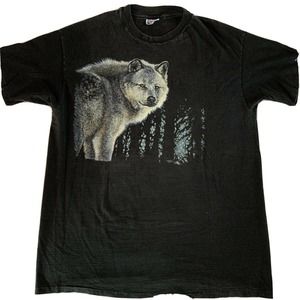 Vintage Great Smoky Mountains Wolf T-Shirt